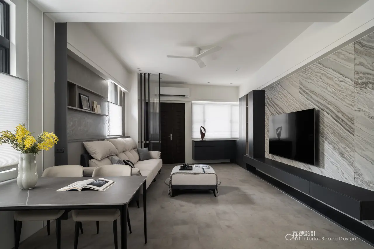 老屋翻新x現代灰階親子宅《灰歸》