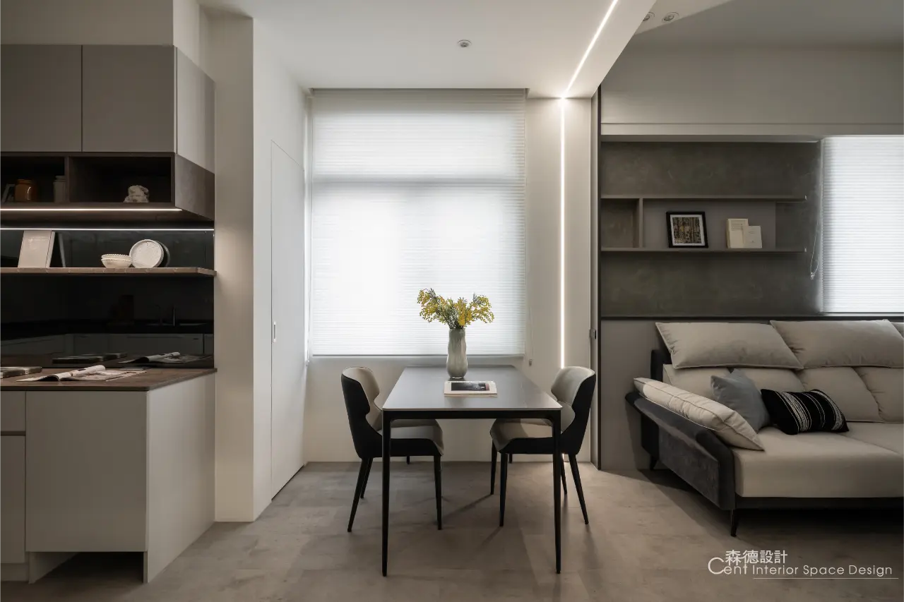 老屋翻新x現代灰階親子宅《灰歸》