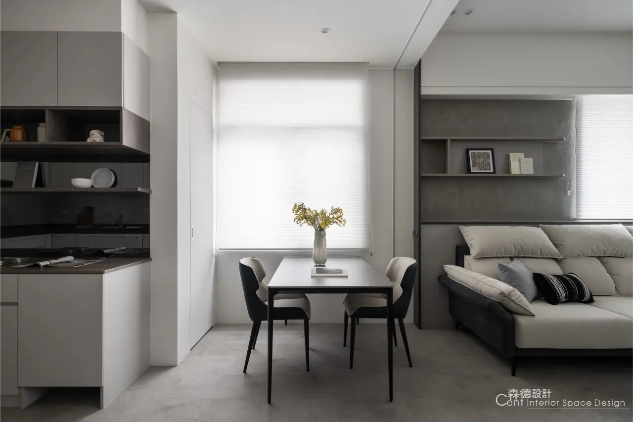 老屋翻新x現代灰階親子宅《灰歸》