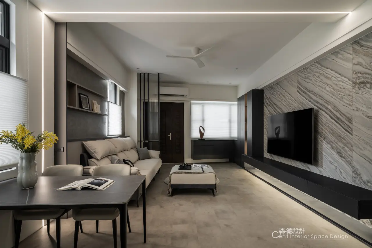 老屋翻新x現代灰階親子宅《灰歸》