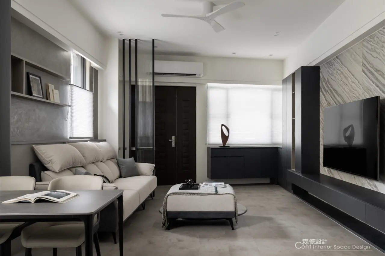 老屋翻新x現代灰階親子宅《灰歸》