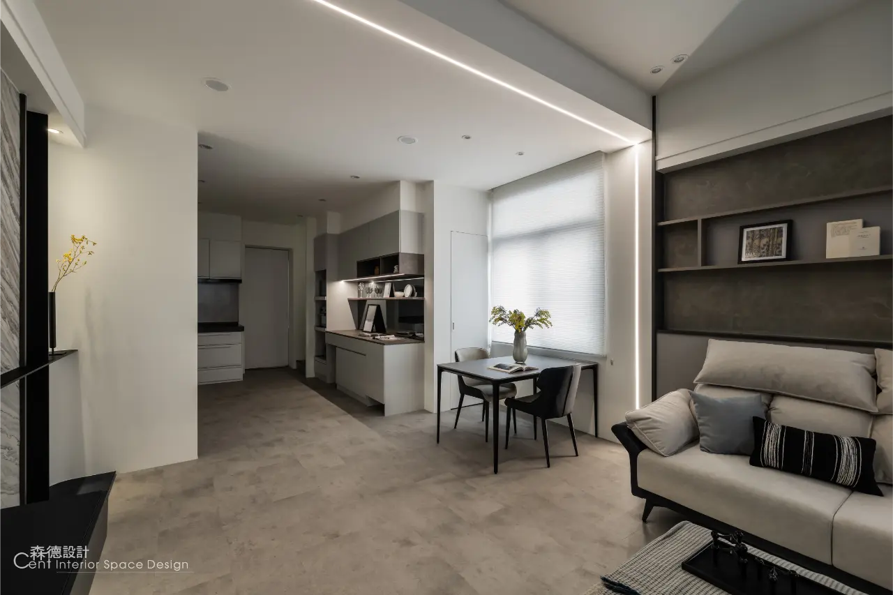 老屋翻新x現代灰階親子宅《灰歸》