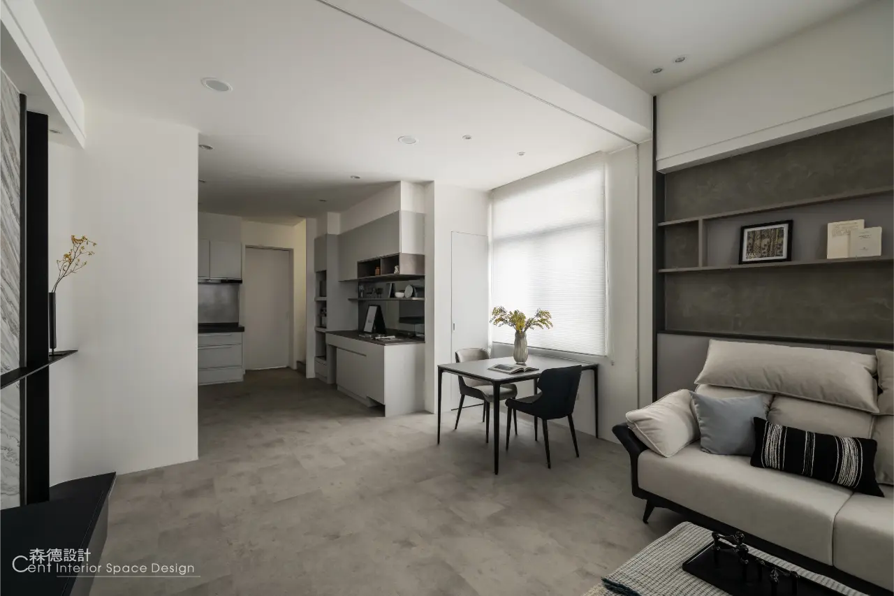 老屋翻新x現代灰階親子宅《灰歸》