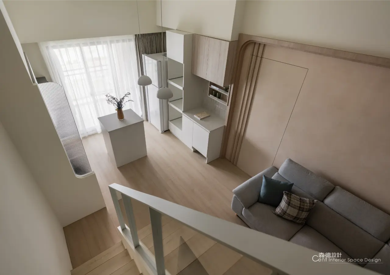 頂樓閣樓設計x一家四口生活宅《層光・閣序》