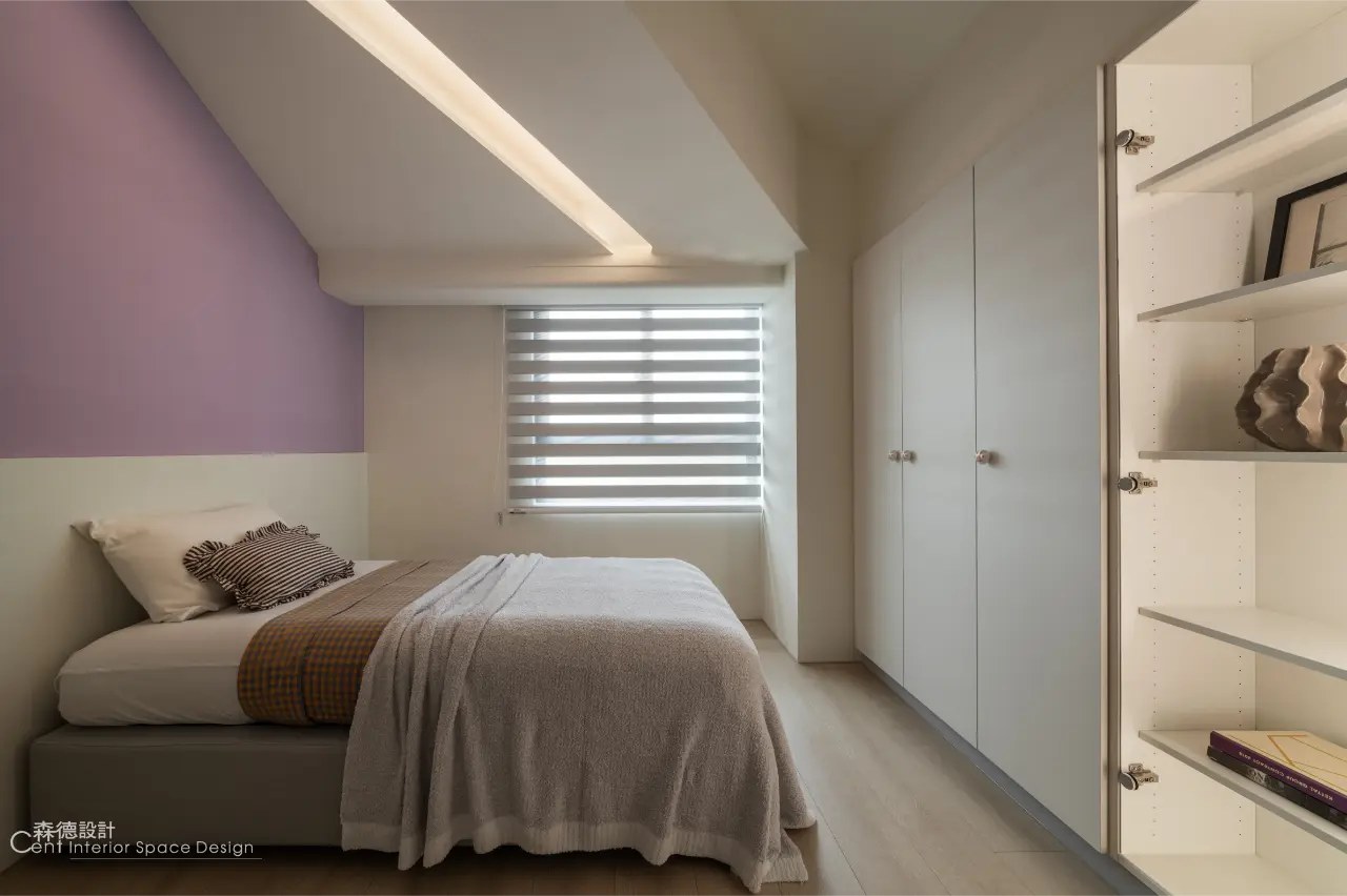 頂樓閣樓設計x一家四口生活宅《層光・閣序》