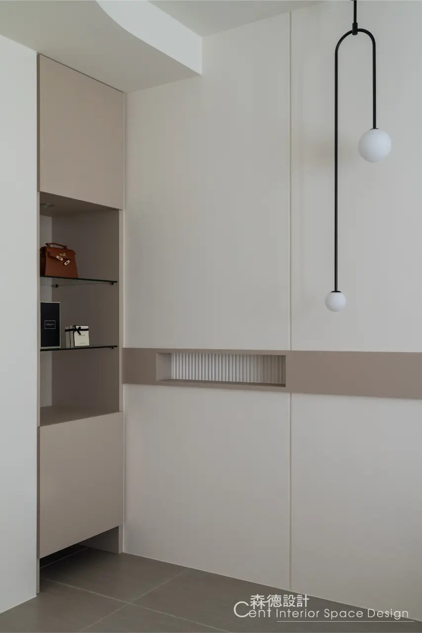 留白弧光 x日系奶油極簡宅